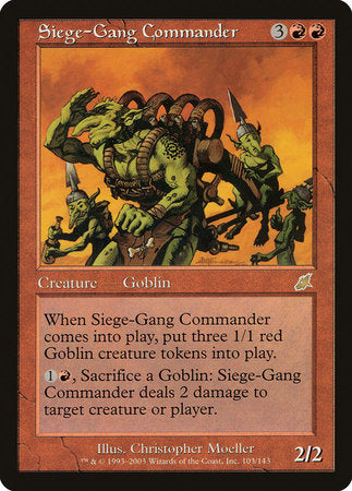 Siege-Gang Commander [Scourge] | Good Games Cannington