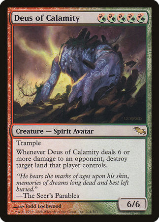 Deus of Calamity [Shadowmoor] | Good Games Cannington