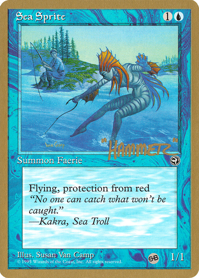 Sea Sprite (Shawn "Hammer" Regnier) (SB) [Pro Tour Collector Set] | Good Games Cannington