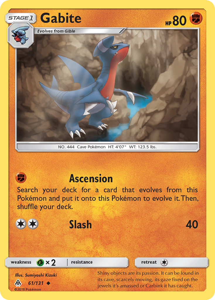 Gabite (61/131) [Sun & Moon: Forbidden Light] | Good Games Cannington