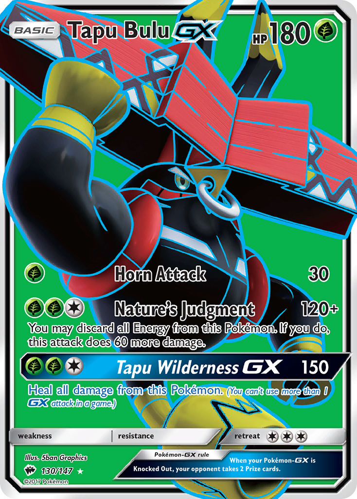 Tapu Bulu GX (130/147) [Sun & Moon: Burning Shadows] | Good Games Cannington