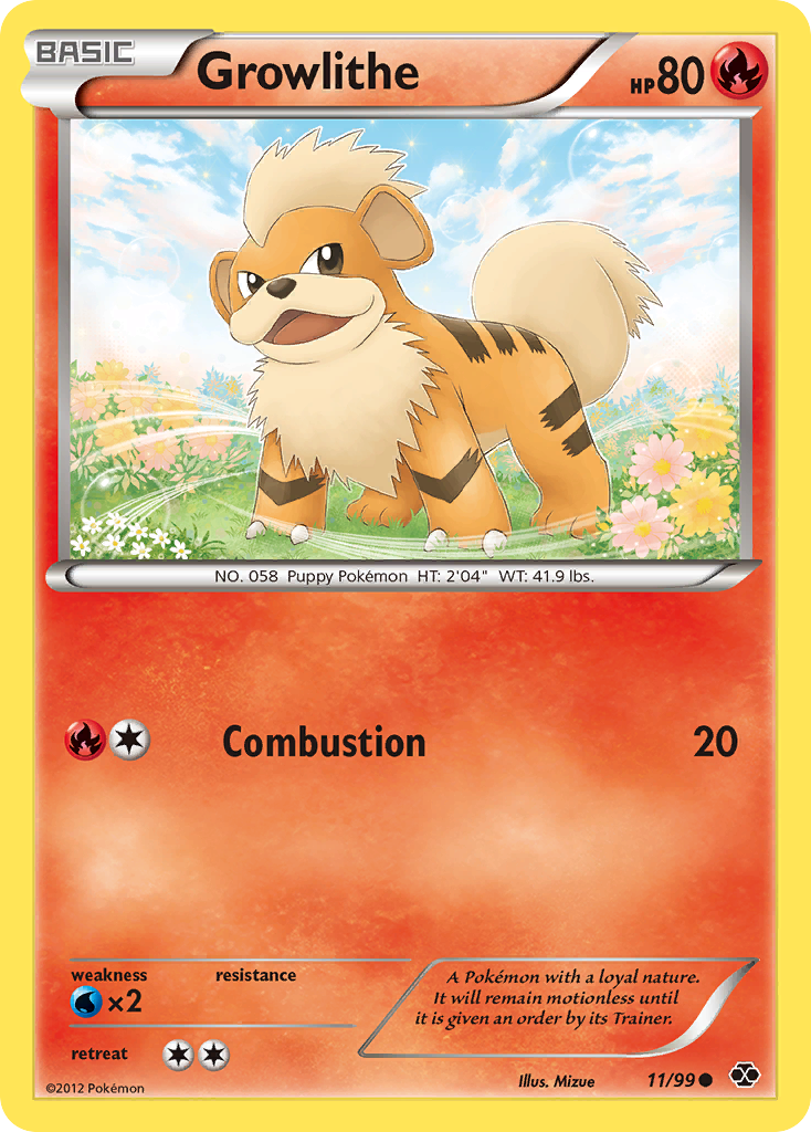 Growlithe (11/99) [Black & White: Next Destinies] | Good Games Cannington