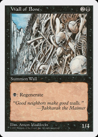 Wall of Bone [Fifth Edition] | Good Games Cannington