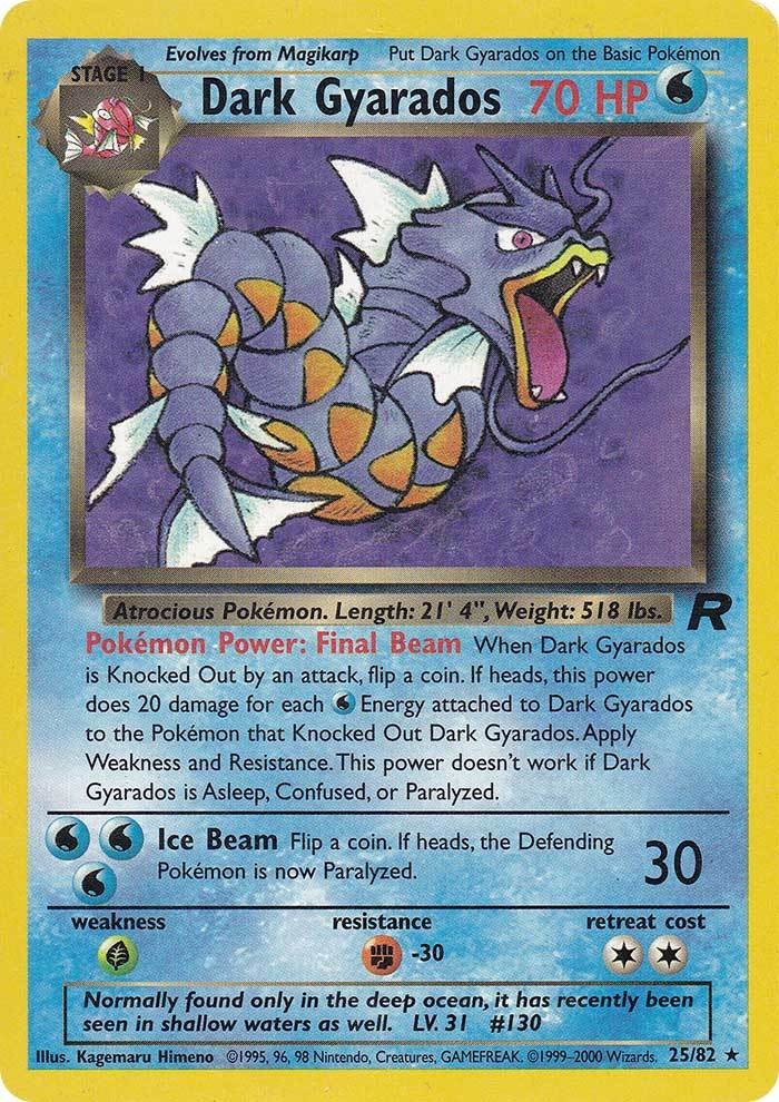 Dark Gyarados (25/82) [Team Rocket Unlimited] | Good Games Cannington
