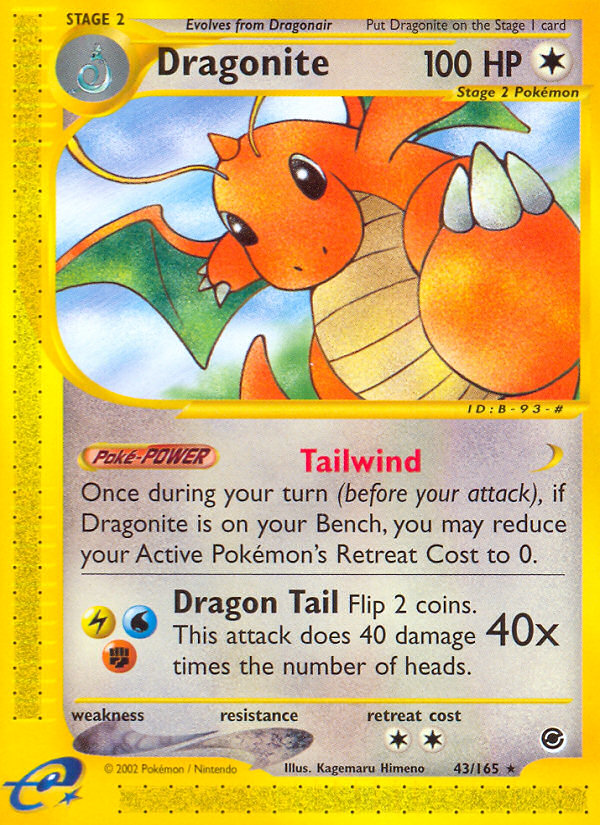 Dragonite (43/165) [Expedition: Base Set] | Good Games Cannington