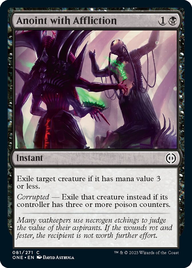 Anoint with Affliction [Phyrexia: All Will Be One] | Good Games Cannington