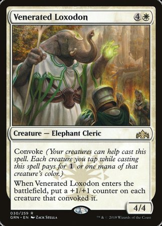 Venerated Loxodon [Guilds of Ravnica] | Good Games Cannington