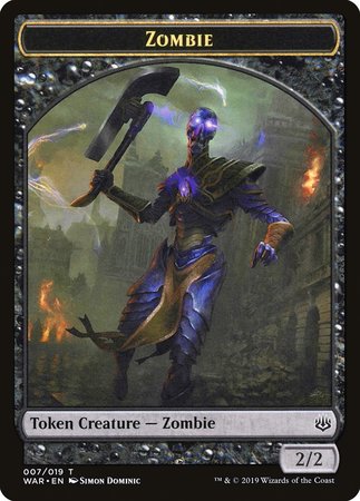 Zombie Token [War of the Spark Tokens] | Good Games Cannington