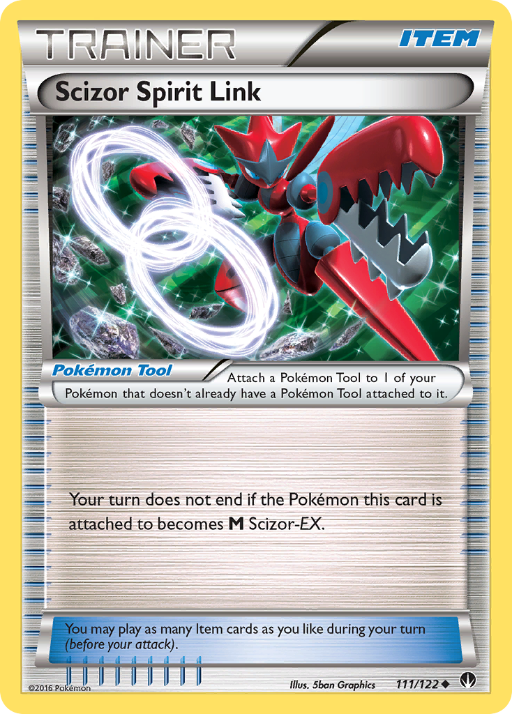 Scizor Spirit Link (111/122) [XY: BREAKpoint] | Good Games Cannington
