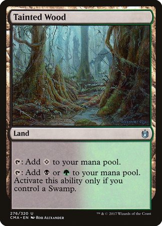 Tainted Wood [Commander Anthology] | Good Games Cannington