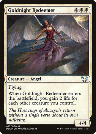 Goldnight Redeemer [Duel Decks: Blessed vs. Cursed] | Good Games Cannington