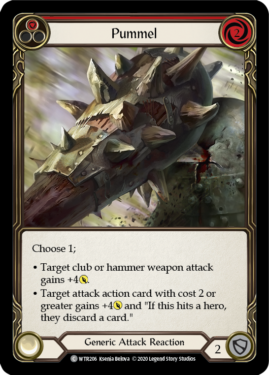 Pummel (Red) [U-WTR206] (Welcome to Rathe Unlimited)  Unlimited Rainbow Foil | Good Games Cannington
