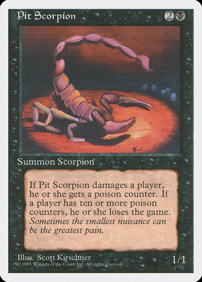 Pit Scorpion [Fourth Edition] | Good Games Cannington