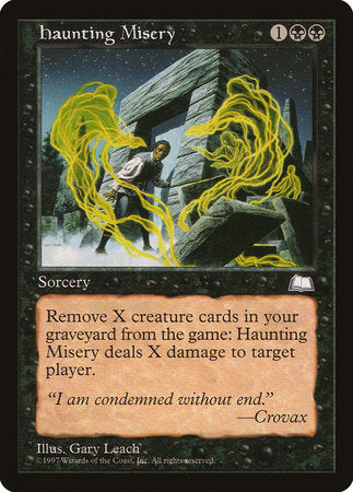 Haunting Misery [Weatherlight] | Good Games Cannington