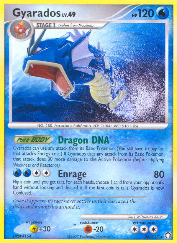 Gyarados (26/123) [Diamond & Pearl: Mysterious Treasures] | Good Games Cannington