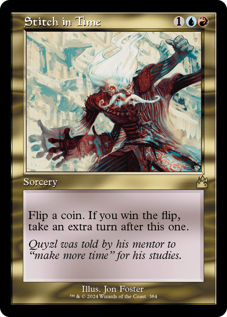 Stitch in Time (Retro Frame) [Ravnica Remastered] | Good Games Cannington