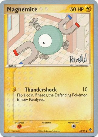 Magnemite (63/97) (Rocky Beach - Reed Weichler) [World Championships 2004] | Good Games Cannington