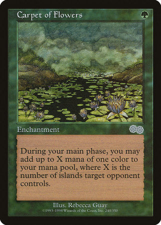 Carpet of Flowers [Urza's Saga] | Good Games Cannington