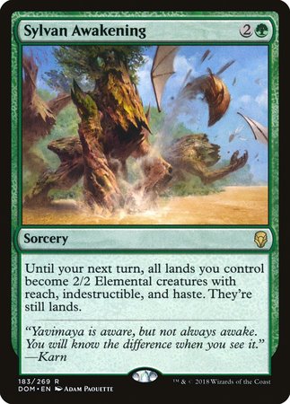 Sylvan Awakening [Dominaria] | Good Games Cannington