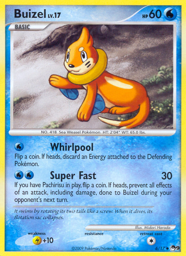 Buizel (6/17) [POP Series 9] | Good Games Cannington