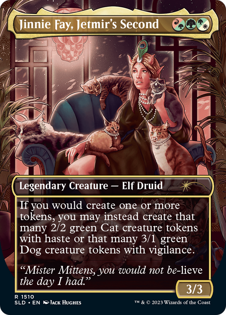 Jinnie Fay, Jetmir's Second // Jinnie Fay, Jetmir's Second [Secret Lair Commander Deck: Raining Cats and Dogs] | Good Games Cannington