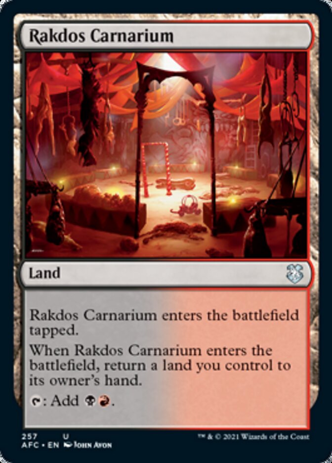 Rakdos Carnarium [Dungeons & Dragons: Adventures in the Forgotten Realms Commander] | Good Games Cannington