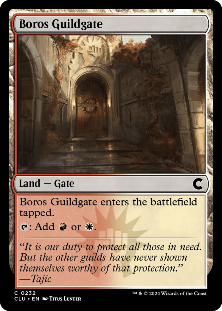 Boros Guildgate [Ravnica: Clue Edition] | Good Games Cannington