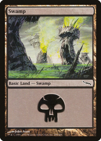 Swamp (298) [Mirrodin] | Good Games Cannington