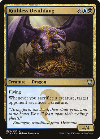 Ruthless Deathfang [Dragons of Tarkir] | Good Games Cannington