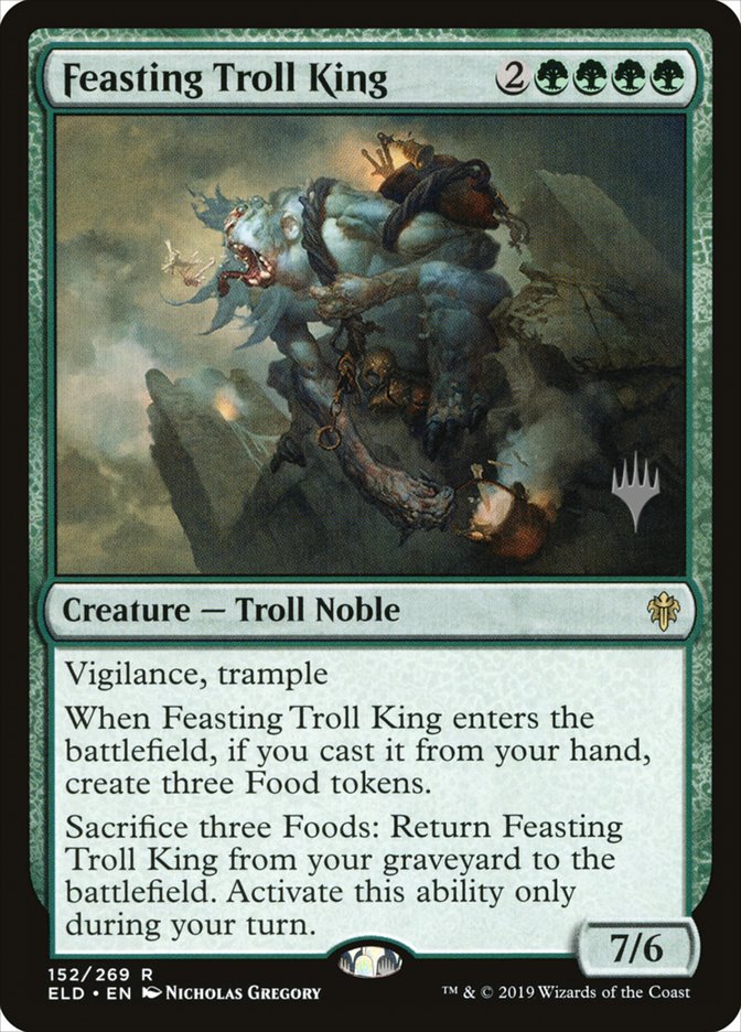Feasting Troll King (Promo Pack) [Throne of Eldraine Promos] | Good Games Cannington