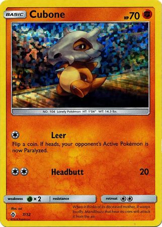 Cubone (7/12) [McDonald's Promos: 2018 Collection] | Good Games Cannington