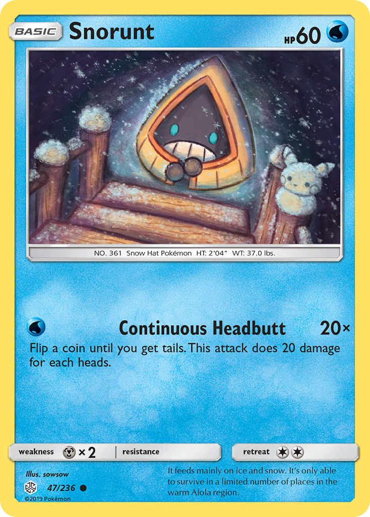 Snorunt (47/236) [Sun & Moon: Cosmic Eclipse] | Good Games Cannington