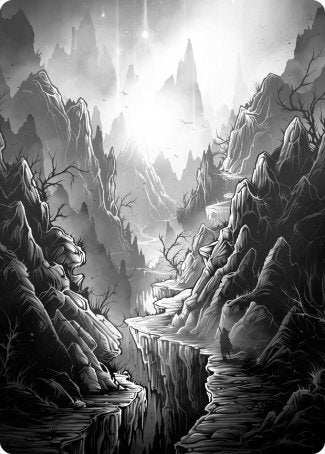 Mountain Art Card [Innistrad: Midnight Hunt Art Series] | Good Games Cannington