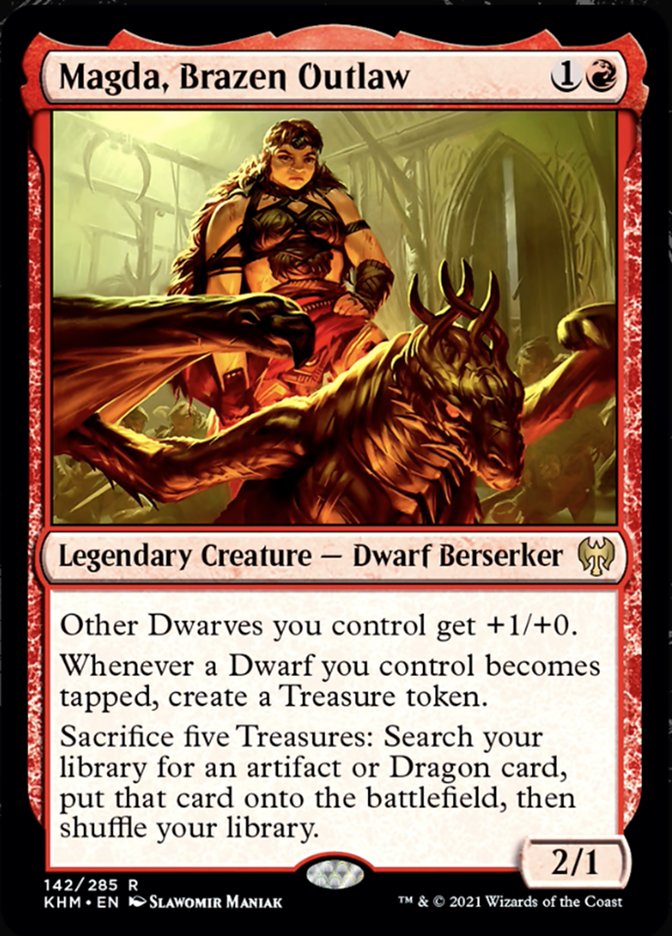 Magda, Brazen Outlaw [Kaldheim] | Good Games Cannington