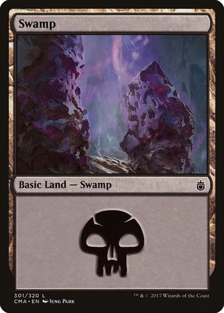 Swamp (301) [Commander Anthology] | Good Games Cannington