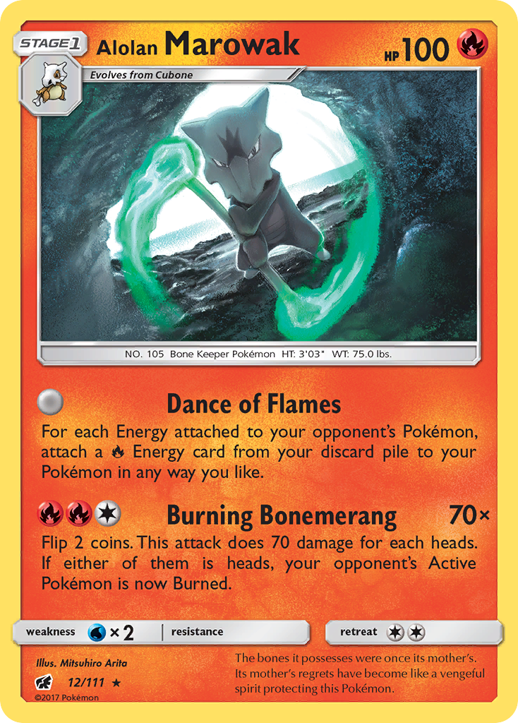 Alolan Marowak (12/111) [Sun & Moon: Crimson Invasion] | Good Games Cannington