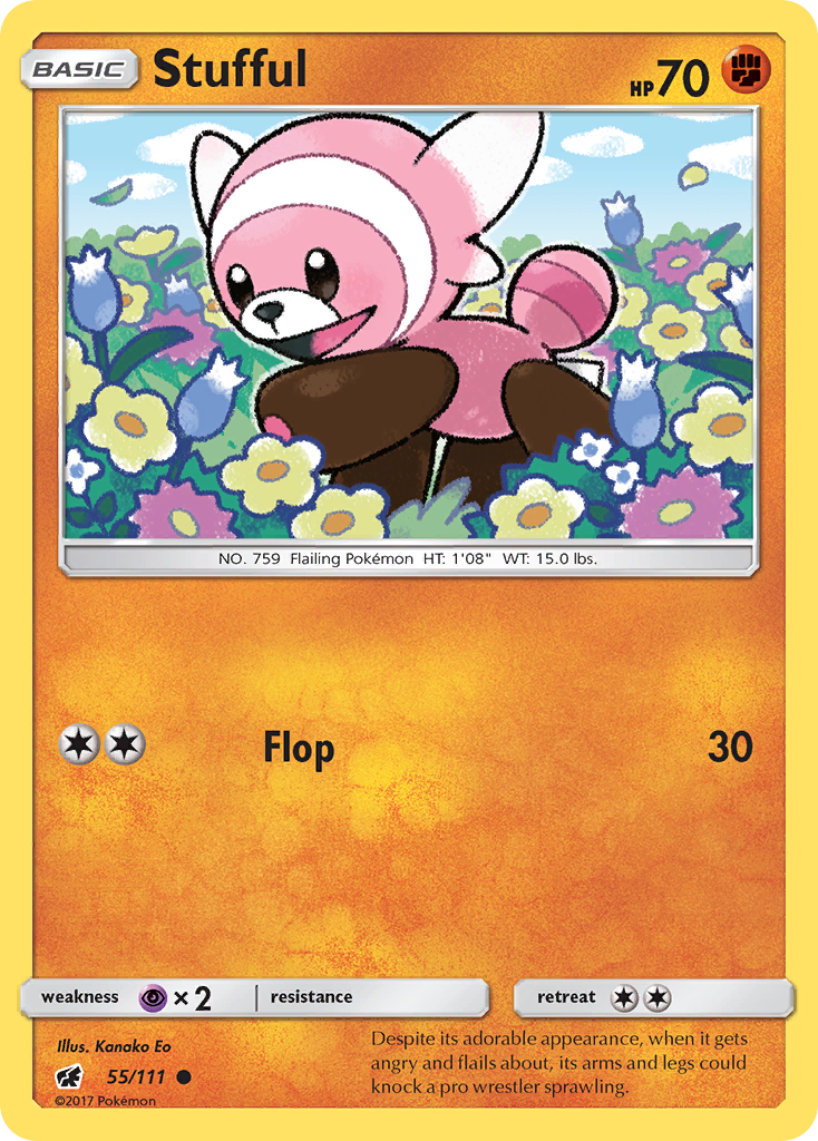 Stufful (55/111) [Sun & Moon: Crimson Invasion] | Good Games Cannington