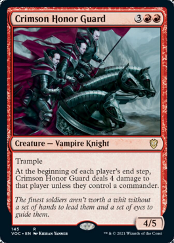 Crimson Honor Guard [Innistrad: Crimson Vow Commander] | Good Games Cannington