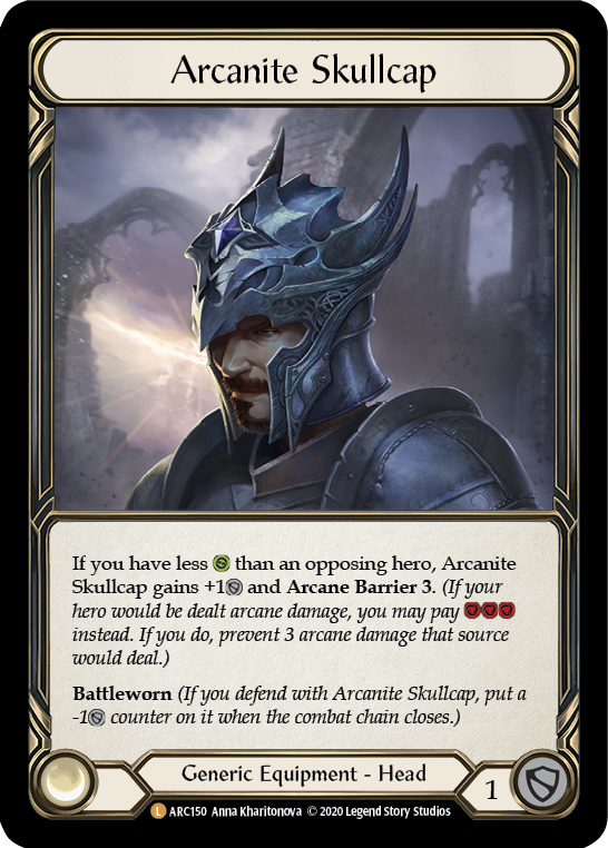Arcanite Skullcap [U-ARC150] Unlimited Rainbow Foil | Good Games Cannington