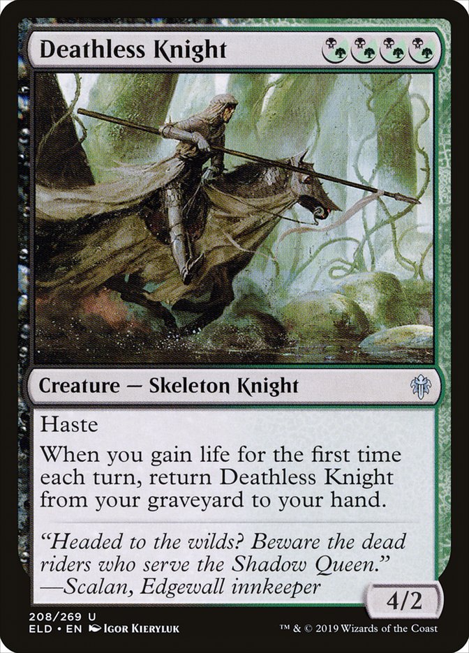 Deathless Knight [Throne of Eldraine] | Good Games Cannington