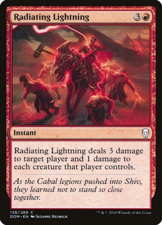Radiating Lightning [Dominaria] | Good Games Cannington