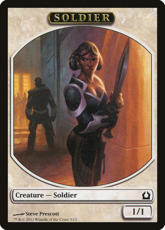 Soldier Token [Return to Ravnica Tokens] | Good Games Cannington