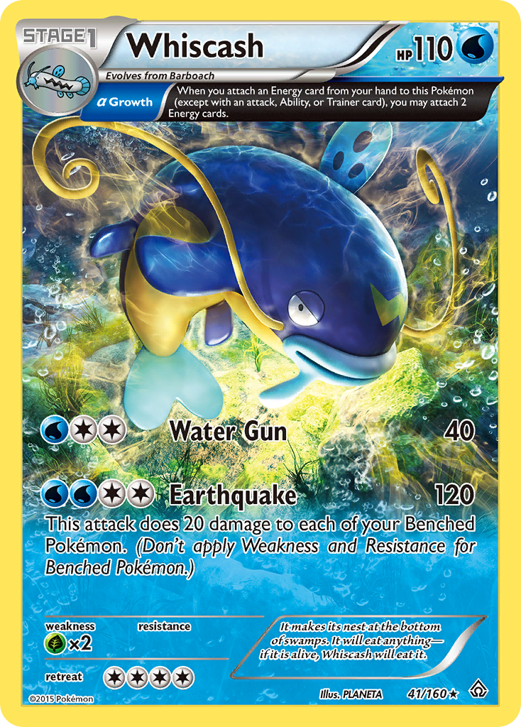 Whiscash (41/160) [XY: Primal Clash] | Good Games Cannington