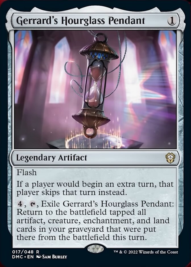 Gerrard's Hourglass Pendant [Dominaria United Commander] | Good Games Cannington