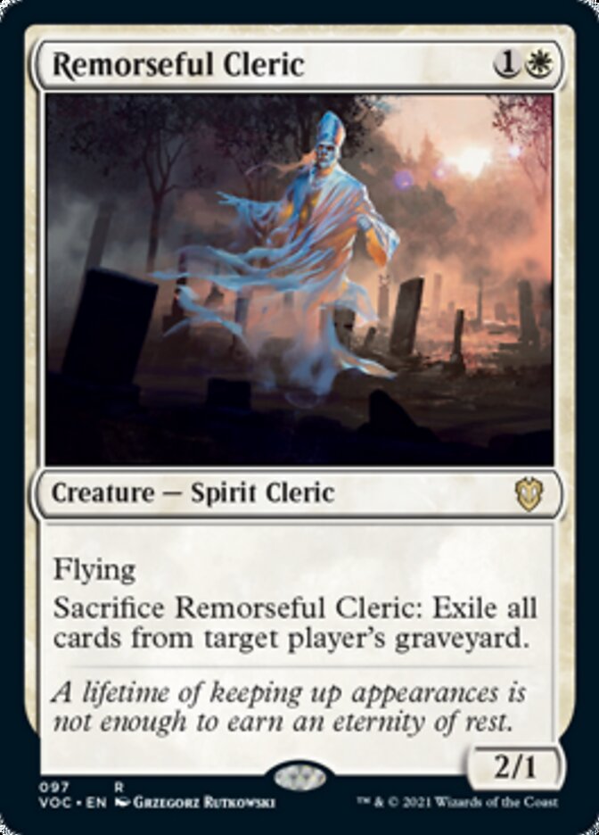 Remorseful Cleric [Innistrad: Crimson Vow Commander] | Good Games Cannington