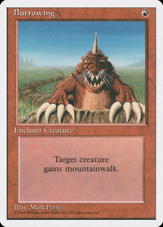 Burrowing [Fourth Edition] | Good Games Cannington