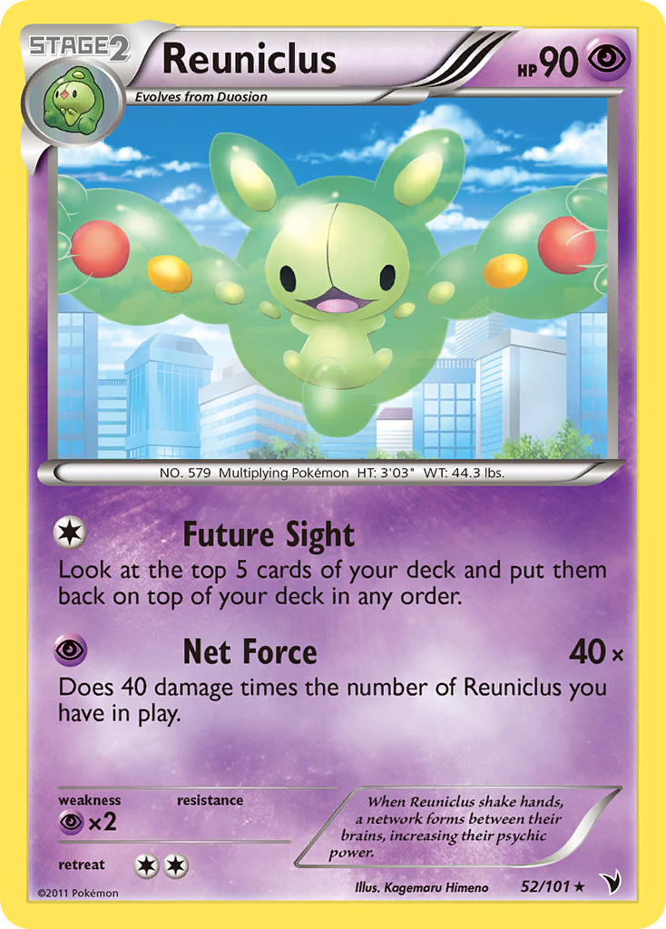 Reuniclus (52/101) [Black & White: Noble Victories] | Good Games Cannington