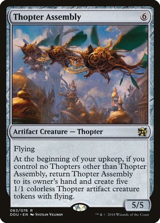 Thopter Assembly [Duel Decks: Elves vs. Inventors] | Good Games Cannington