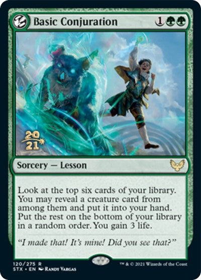 Basic Conjuration [Strixhaven: School of Mages Prerelease Promos] | Good Games Cannington