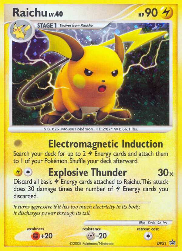 Raichu (DP21) [Diamond & Pearl: Black Star Promos] | Good Games Cannington